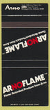 Matchbook Cover - Arnoflame Products fire retardant Michigan City IN 30 Strike