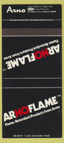 Matchbook Cover - Arnoflame Products fire retardant Michigan City IN 30 Strike