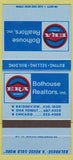 Matchbook Cover - Bolhouse Realtors Chicago Oak Forest IL SAMPLE 30 Strike