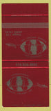 Matchbook Cover - Business Aircraft Planes Tulsa OK airport SAMPLE 30 Strike