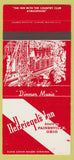 Matchbook Cover - Hellriegel's Inn Painesville OH SAMPLE 30 Strike