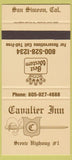Matchbook Cover - Cavalier Inn San Simeon CA SAMPLE 30 Strike
