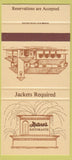 Matchbook Cover - Arturo's Floral Park NY Boca Raton FL SAMPLE 30 Strike