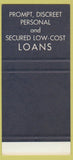 Matchbook Cover - Whirlpool Credit Union SAMPLE 30 Strike