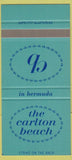 Matchbook Cover - The Carlton Beach Bermuda SAMPLE 30 Strike