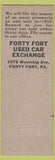 Matchbook Cover - Forty Fort Used Cars Forty Fort PA
