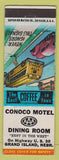 Matchbook Cover - Conoco Motel Grand Island NE oil gas AAA