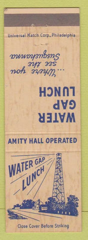 Matchbook Cover - Water Gap Lunch KY
