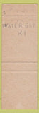 Matchbook Cover - Water Gap Lunch KY