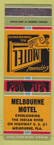 Matchbook Cover - Melbourne Motel FL