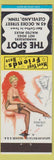 Matchbook Cover - The Spot Cleveland TN hamburgers hot dogs  pinup