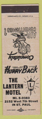 Matchbook Cover - Lantern Motel ST Paul MN