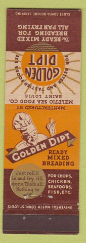 Matchbook Cover - Golden Dipt Breading ST Louis MO