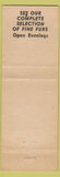 Matchbook Cover - Feldman Brothers Furs Niagara Falls NY