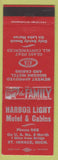 Matchbook Cover - Harbor Light Motel Cabins St Ignace MI low phone #