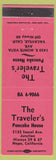 Matchbook Cover - The Traveler's Pancake House Vacaville CA