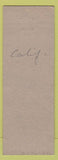 Matchbook Cover - Lindy's Oakland CA