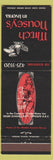 Matchbook Cover - Mitch Housey's Livonia MI girlie