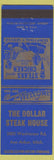 Matchbook Cover - The Dollar Steak House Ann Arbor MI