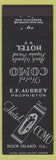 Matchbook Cover - Hotel Como Rock Island IL
