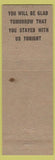 Matchbook Cover - Bel Air Court Waycross GA low phone #