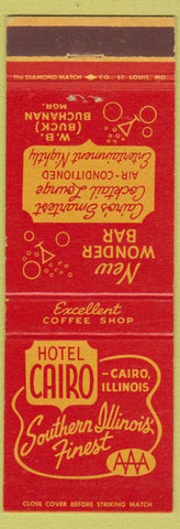 Matchbook Cover - Hotel Cairo IL AAA