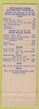 Matchbook Cover - Eatonton Motel GA Br'r Rabbit