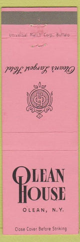 Matchbook Cover - Olean House NY Hotel
