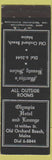 Matchbook Cover - Olympia Hotel Lounge Old Orchard Beach ME Merchants