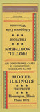 Matchbook Cover - Hotel Northern Chippewa Falls WI Bloomington IL
