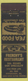 Matchbook Cover - Frenchy's Restaurant Pittsburgh PA lobster