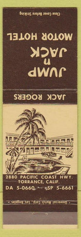 Matchbook Cover - Jump N Jack Motor Hotel Torrance CA