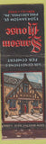 Matchbook Cover - Sansom House Philadelphia PA WEAR