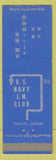 Matchbook Cover - US Navy EM Club Tokyo Japan military