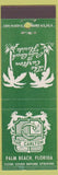Matchbook Cover - The Carlton Palm Beach FL