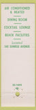 Matchbook Cover - The Carlton Palm Beach FL