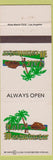 Matchbook Cover - Cafe Westminster CA Santa Monica Beverly Hills