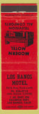 Matchbook Cover - Los Banos Motel Los Banos CA Ed May Duckworth