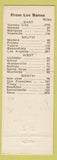 Matchbook Cover - Los Banos Motel Los Banos CA Ed May Duckworth