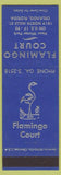 Matchbook Cover - Flamingo Court Orlando FL blue