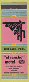 Matchbook Cover - El Rancho Motel High Springs FL AAA