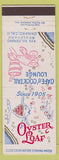 Matchbook Cover - Oyster Loaf Oxnard CA lobster