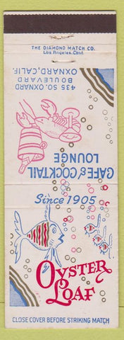 Matchbook Cover - Oyster Loaf Oxnard CA lobster