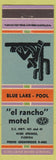 Matchbook Cover - El Rancho Motel High Springs FL AAA
