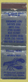 Matchbook Cover - Maine Restaurant Lobster Waterville ME