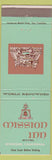 Matchbook Cover - Mission Inn Hotel Riverside CA
