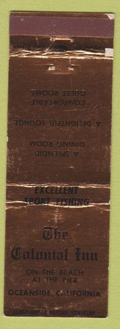 Matchbook Cover - Colonial Inn Oceanside CA