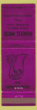 Matchbook Cover - Princess Motel Anaheim CA Disneyland reference girlie
