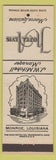 Matchbook Cover - Hotel Alvis Monroe LA