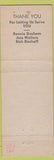 Matchbook Cover - White Elephant Supper Club Idaho Falls ID